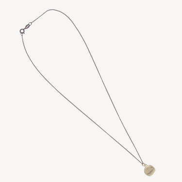 Neutral Medal Necklace Rose Gold