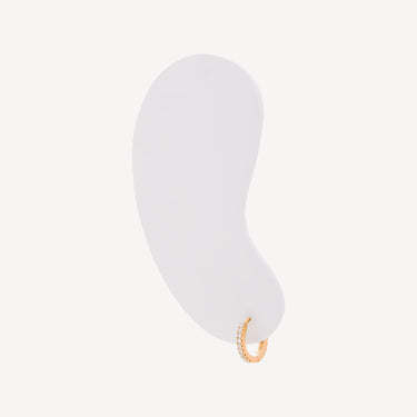 Hoop 8mm Rose Gold Full Pavée