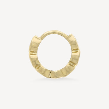 Piercing Hoop 6.5mm Yellow Gold Full Pavé