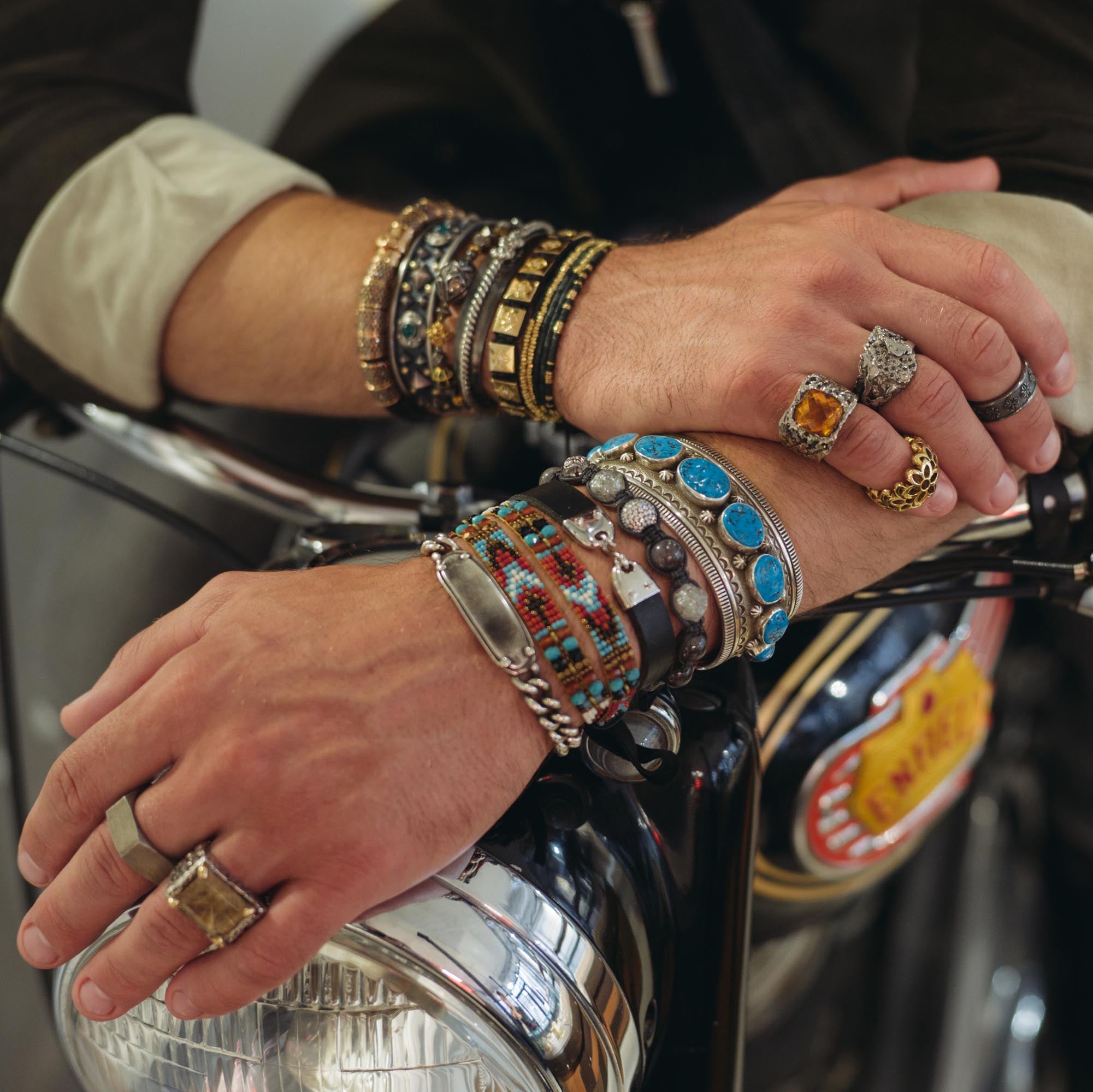 Quartz Rutile Ring - Mad Lords Private Collection - Men's rings - Mad Lords