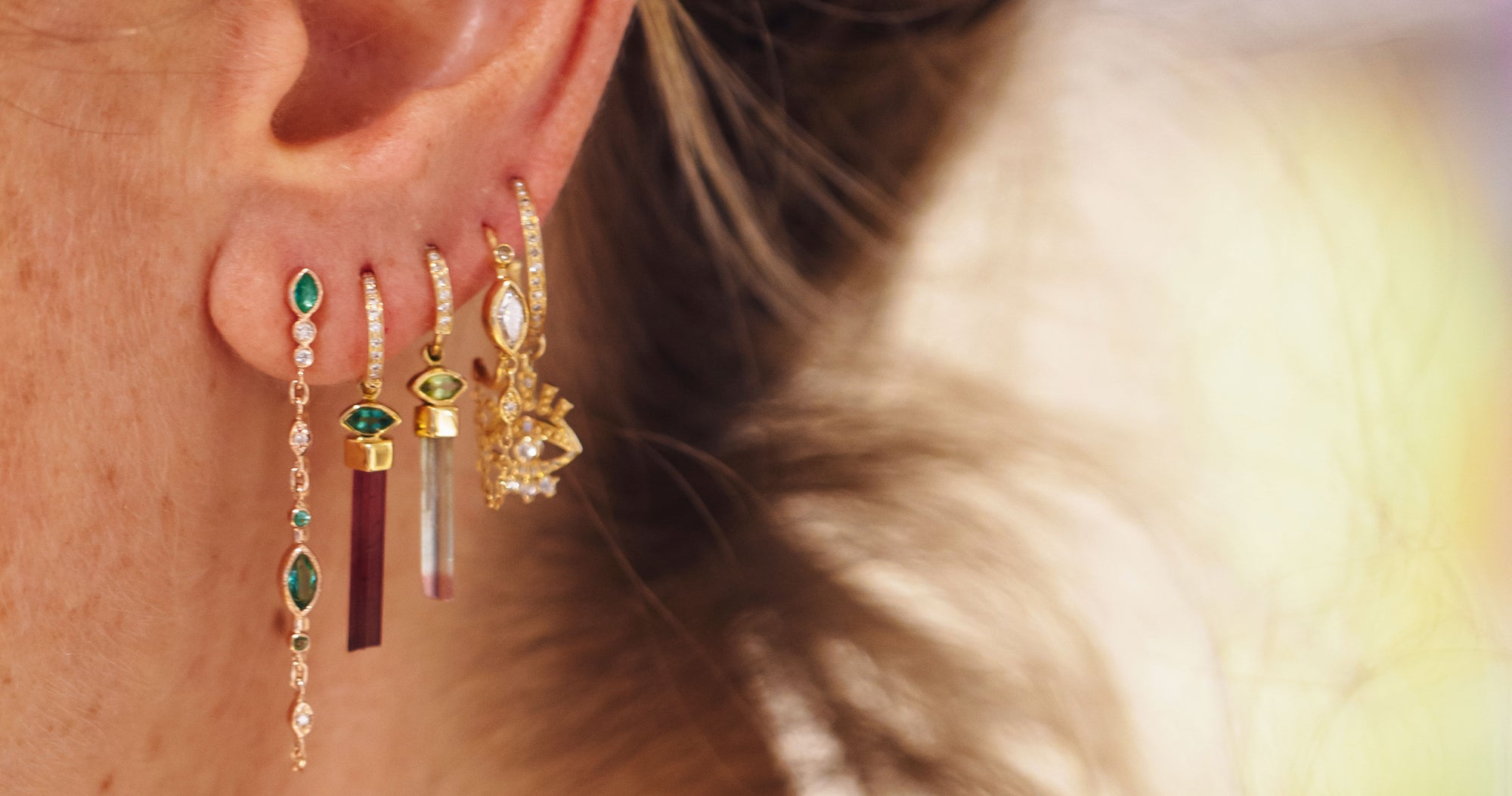Stack de bijoux de piercing pour femme
