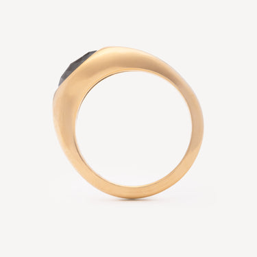 Rosy Pink Diamond Navette Ring