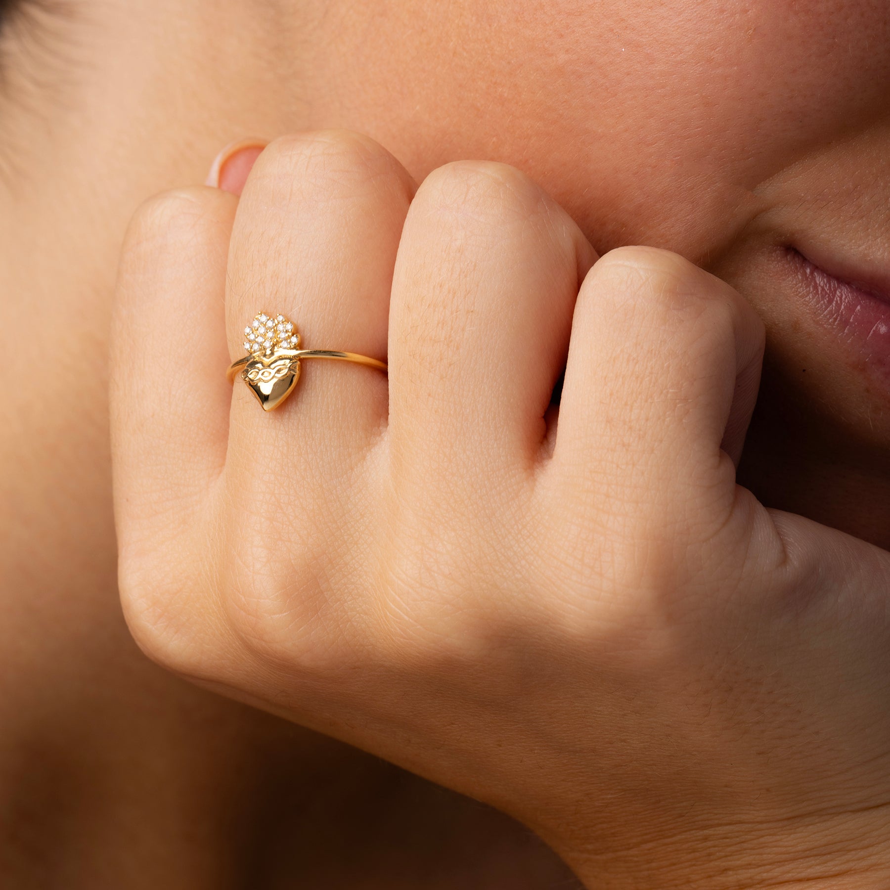 Ex-Voto-Herz-Diamantring