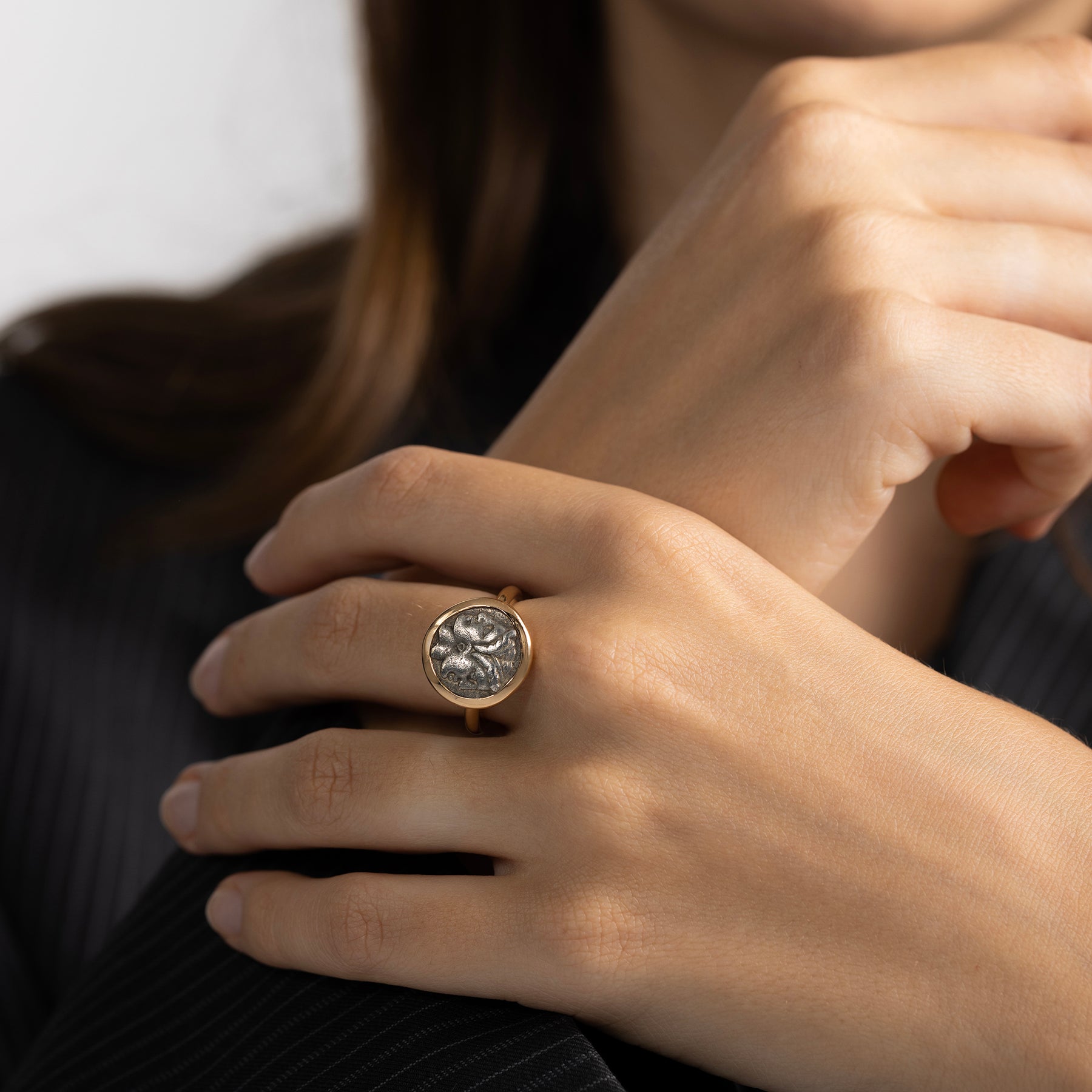 Bague Double Tête Janus