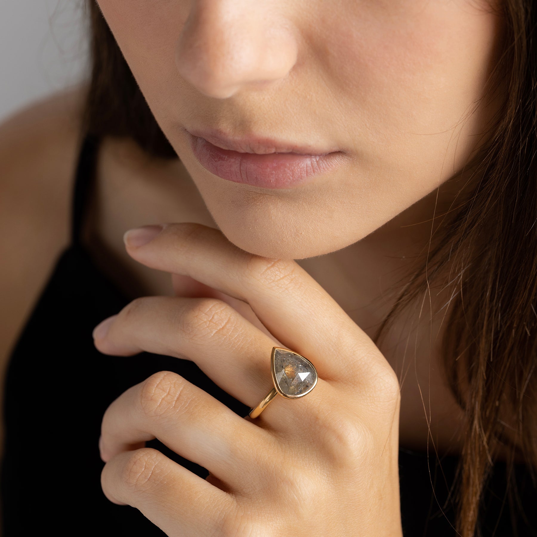 Bague Goutte Diamant