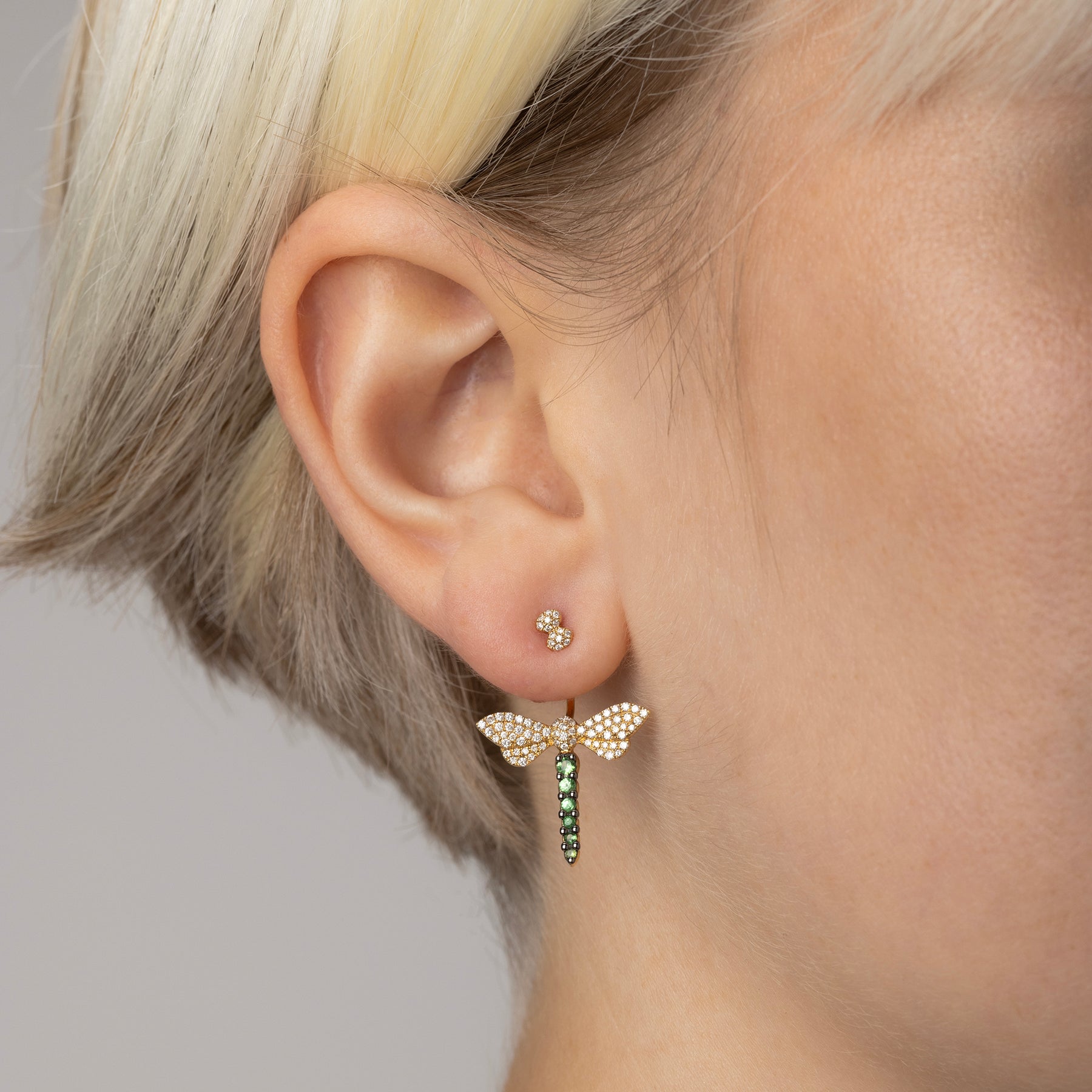Boucle d'Oreille Libellule