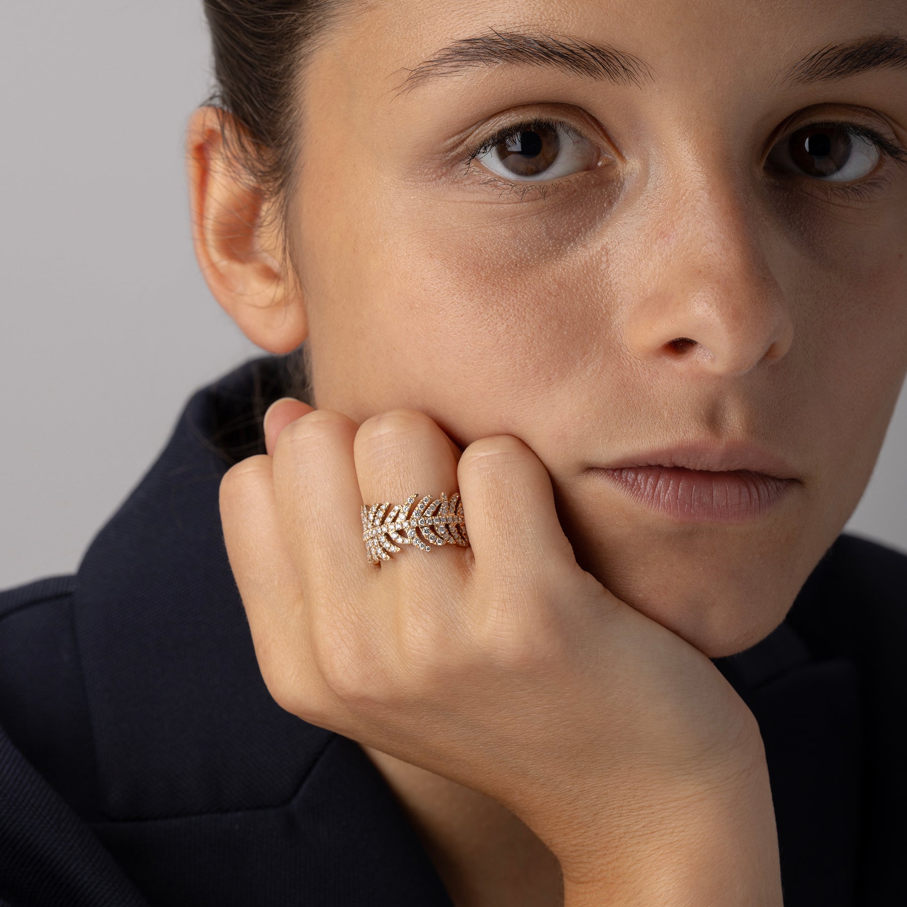 Bague Feuille