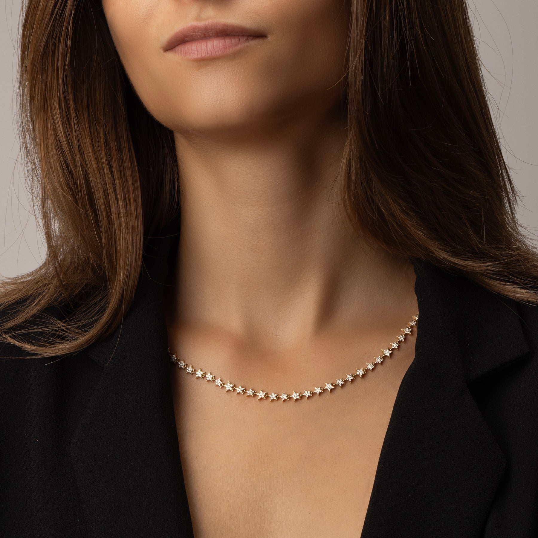 Collier White Diamonds Milky Way