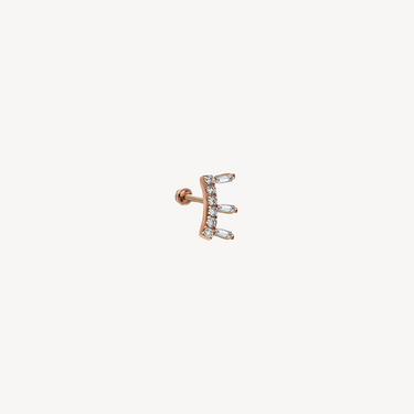 Boucle d'oreille Half Crown