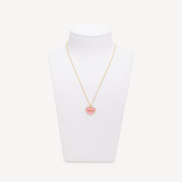 Collier Pendentif Mom Rose Neon Diamants