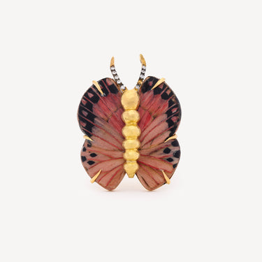 Bague Marquetry Butterfly