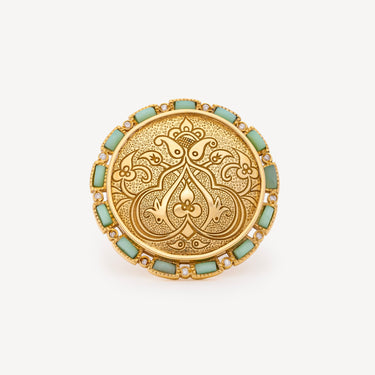 Bague Silk Road Diamond Chrysoprase