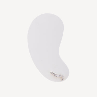 Flow Gold and Diamond Stud Earring
