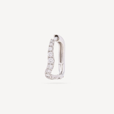 Flow White Gold and Diamond Creole