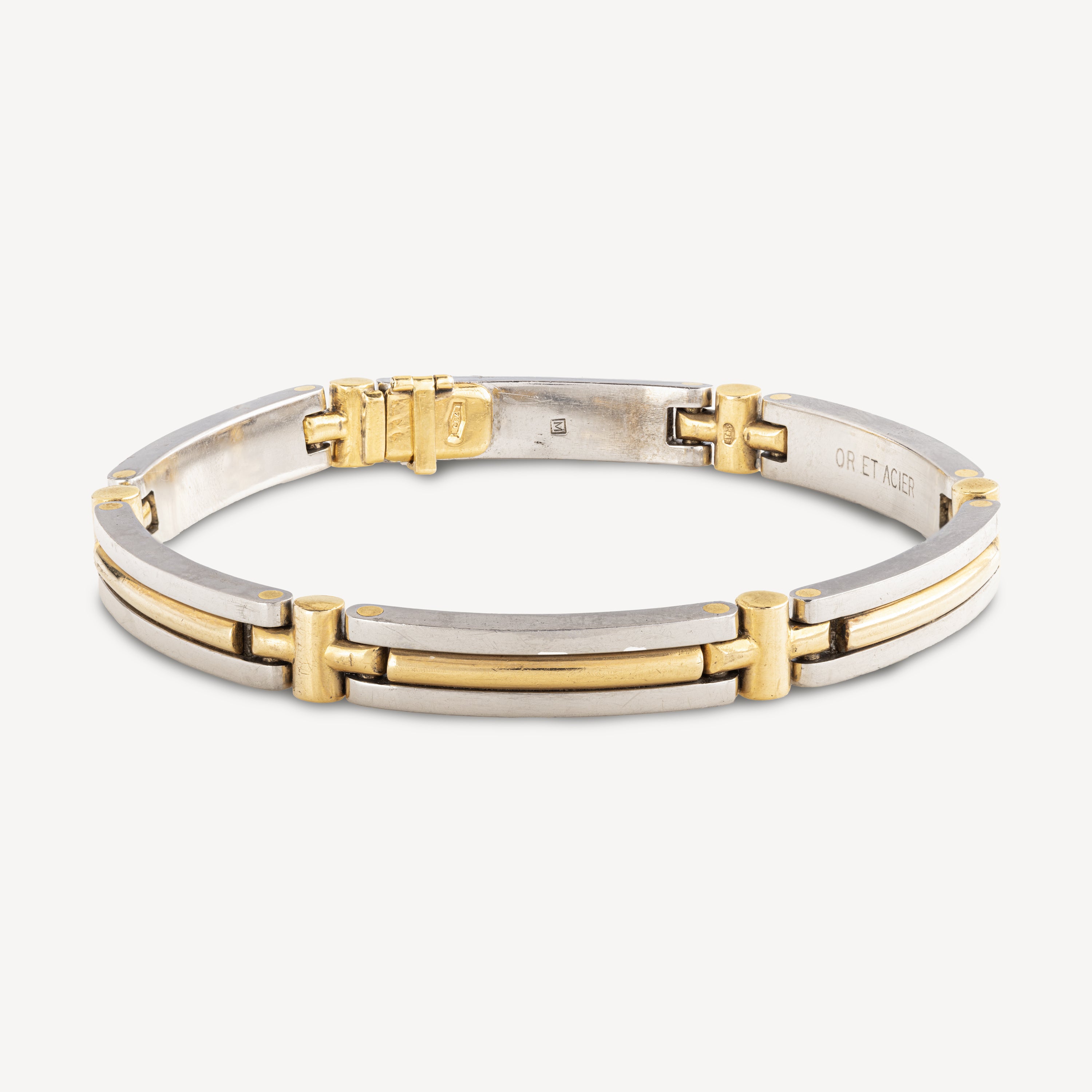 Bracelet Bulgari Or Jaune 18k Acier