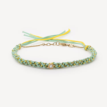 Bracelet Na Gioia Diamants Vert Jaune