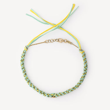 Bracelet Na Gioia Diamants Vert Jaune