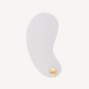 Stud Alien Or Jaune Diamants