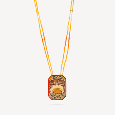 Collier Marquetry Sunset