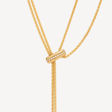 Collier Lavica Charm Diamants Or Jaune
