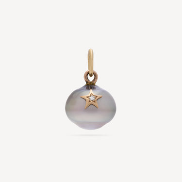 Grey Star Pearl Pendant