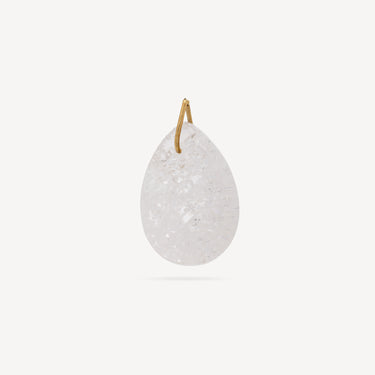 Yellow Gold Snow Pendant