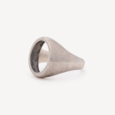 Bague Ovale Ouverte Argent