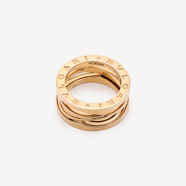 Bague B.Zero1 Zaha Hadid Or Rose