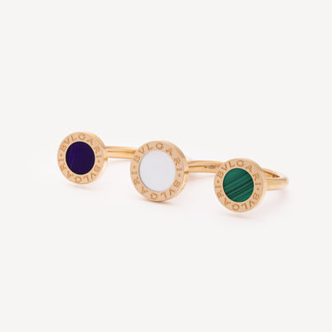 Bague Double Nacre Malachite