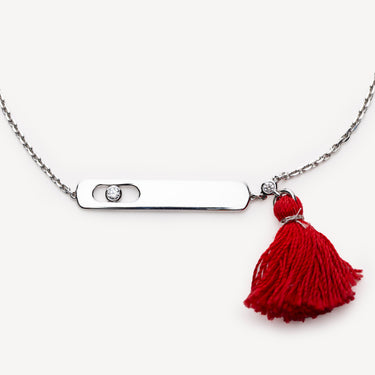 My First Diamond Pompom Bracelet