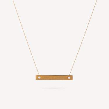 Collier Baguette On Chain