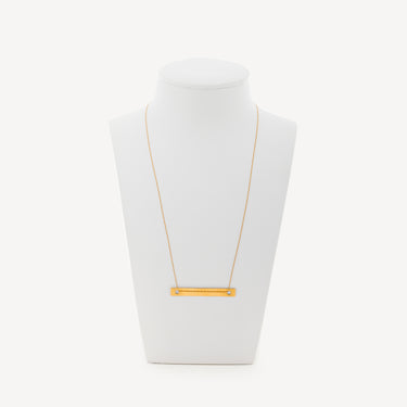 Collier Baguette On Chain