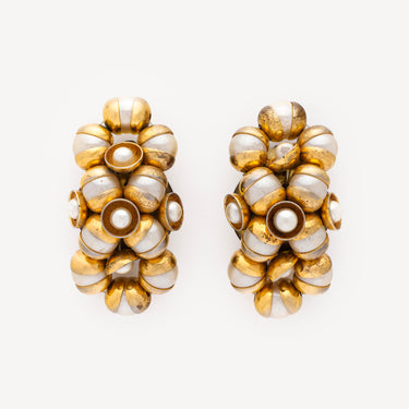 Boucles d’Oreille Clips Infinite Pearls Vintage