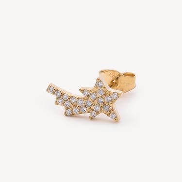 Gold Shooting Star Stud
