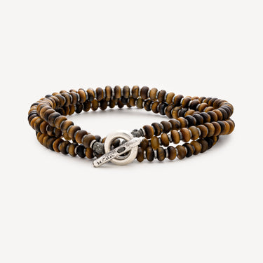 The Matte Tiger Eye Axis Bracelet