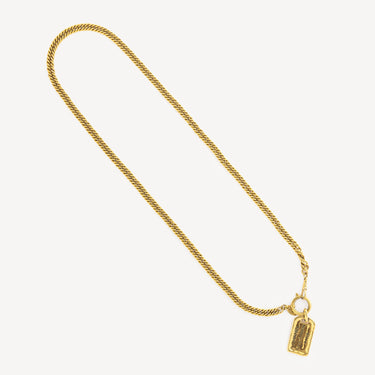 Vintage Cambon Plaque Necklace