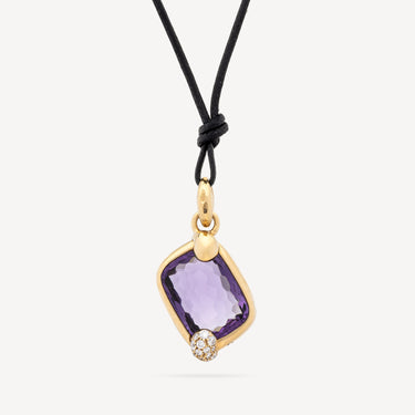 Ritratto Small Amethyst Pendant