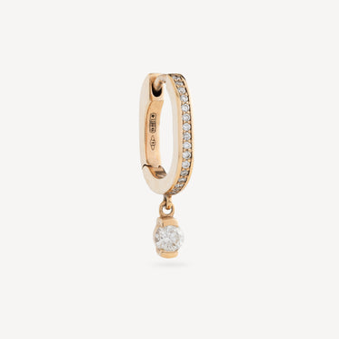 Round Pave Earrings