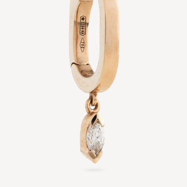 Marquise Drop Diamond Earring