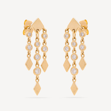 Boucles d'Oreille Shine Fringe Diamants