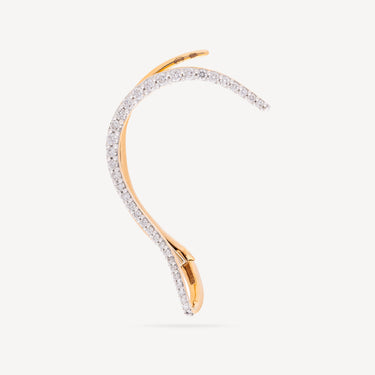 Bijou d'Oreille Queen Wave Or Rose