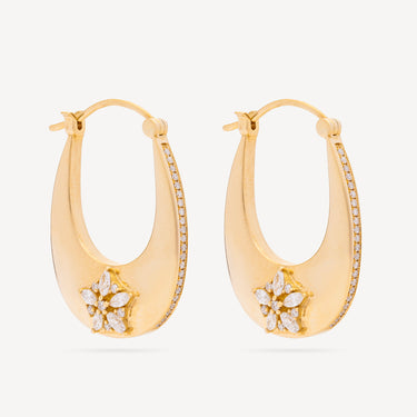 Boucles d'Oreilles Fleur Large