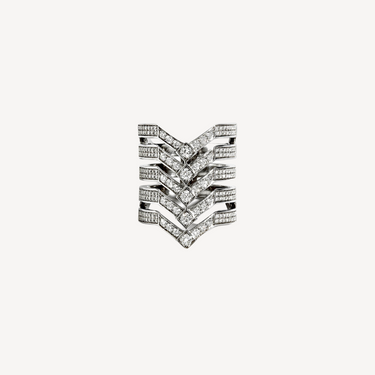 Bague Stairway 5 Rangs Diamant