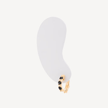 Boucle d'Oreille Beverly Hills Black Diamond Or Jaune