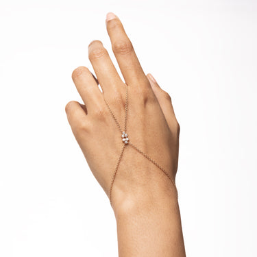 Tough Cookie Diamond Rose Gold Hand Bracelet