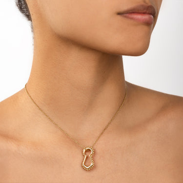 Collier Unlock Grand Modèle Or Jaune