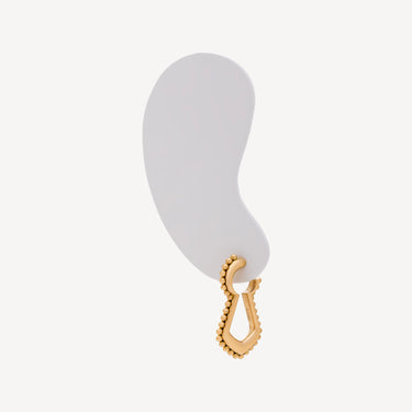 Boucles d'Oreilles Unlock Grand Modèle Or Jaune