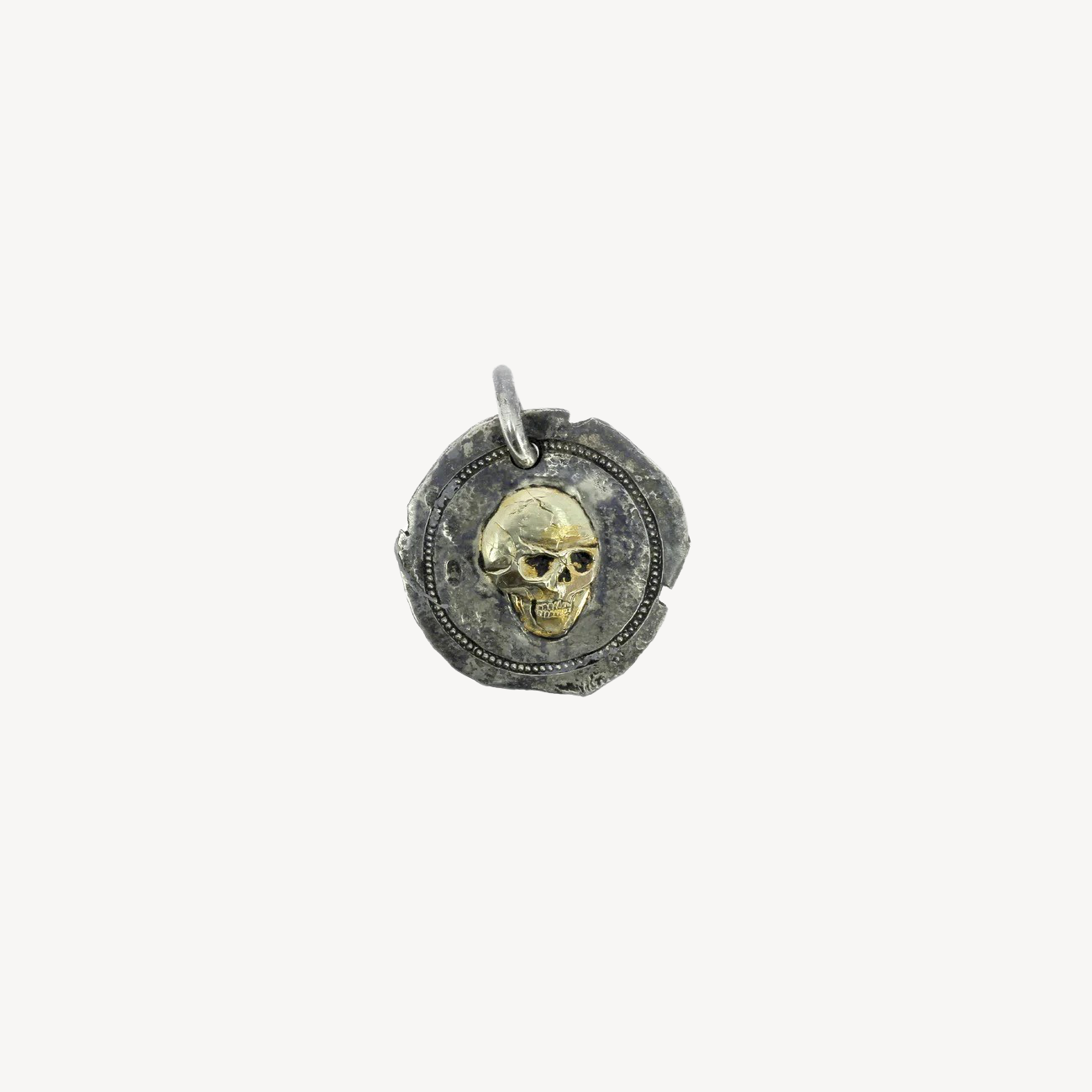 Pirate Skull Coin Pendant