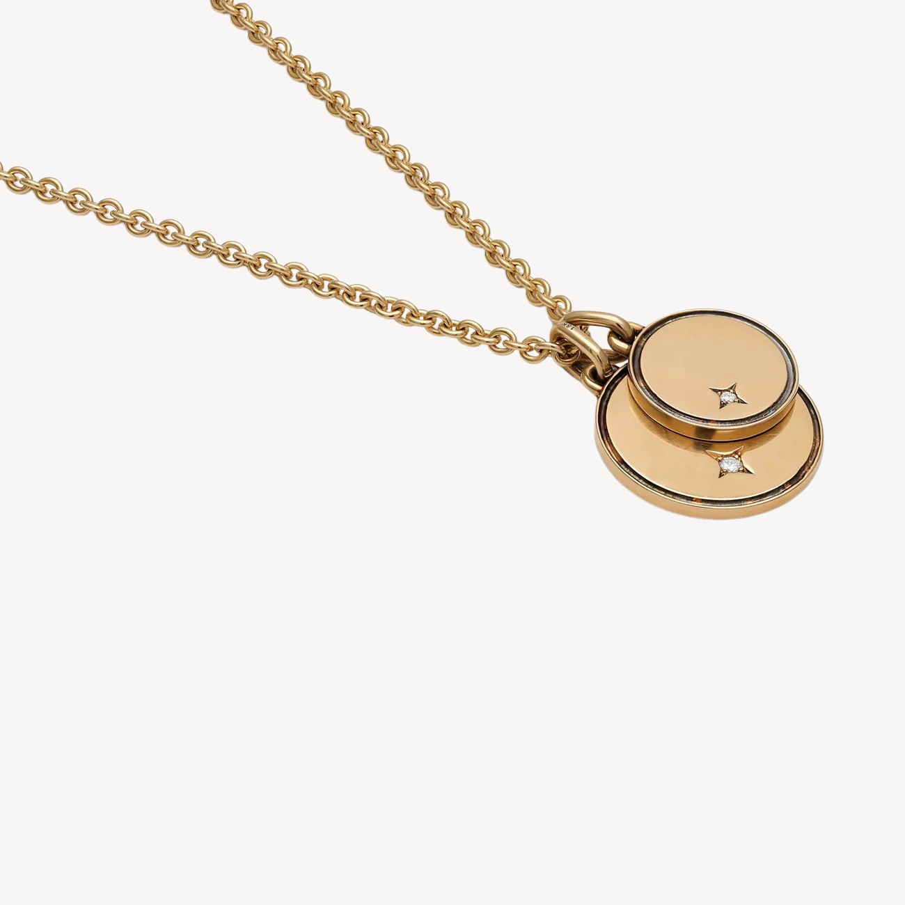 Yellow Gold Gudo Round Necklace 