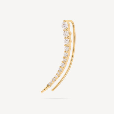 Small Luna Ear Climber Earring